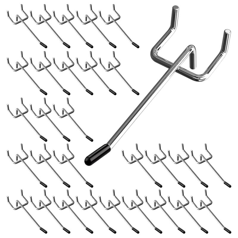 Workshop Tools Board - Pegboard-organizerhaken 30 stuks 4 inch, voor