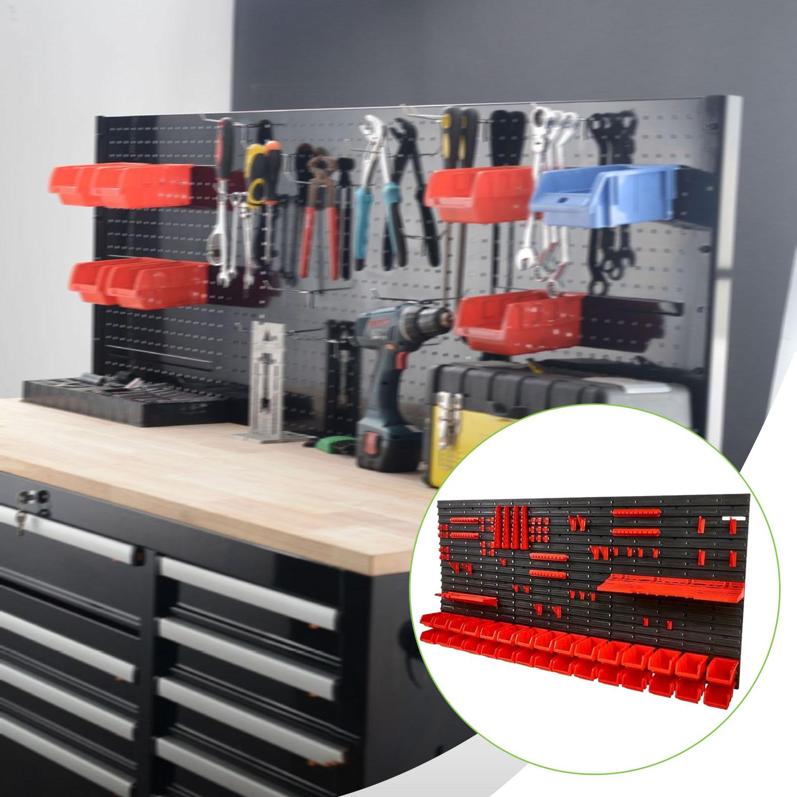 Workshop Tools Board - ABS Plastic Gereedschapsorganisatie Container Wandgereedschapsorganizer Lade-organizers