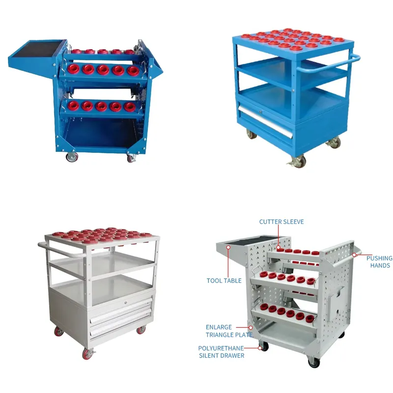 Workshop Tools Cabinet - Duurzame werkplaats CNC gereedschaphouder opbergwagen/kar/kast met
