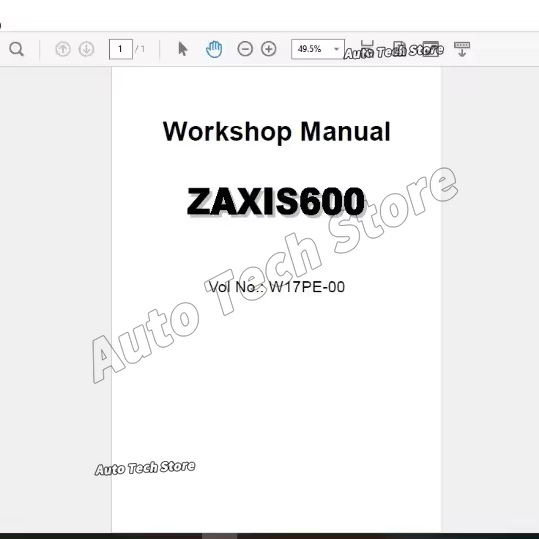 Tools In Workshop Pdf - Voor Hitachi Volledige winkelhandleiding Set 2019