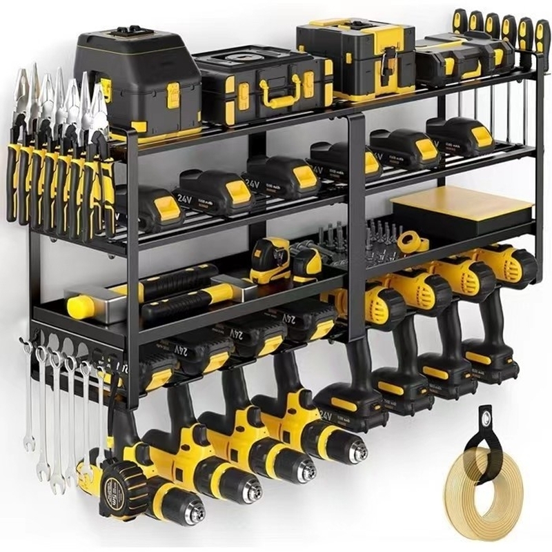 Workshop Tools Board - Wandmontage gereedschapsorganizer voor handgereedschap, zwevende gereedschapskast,