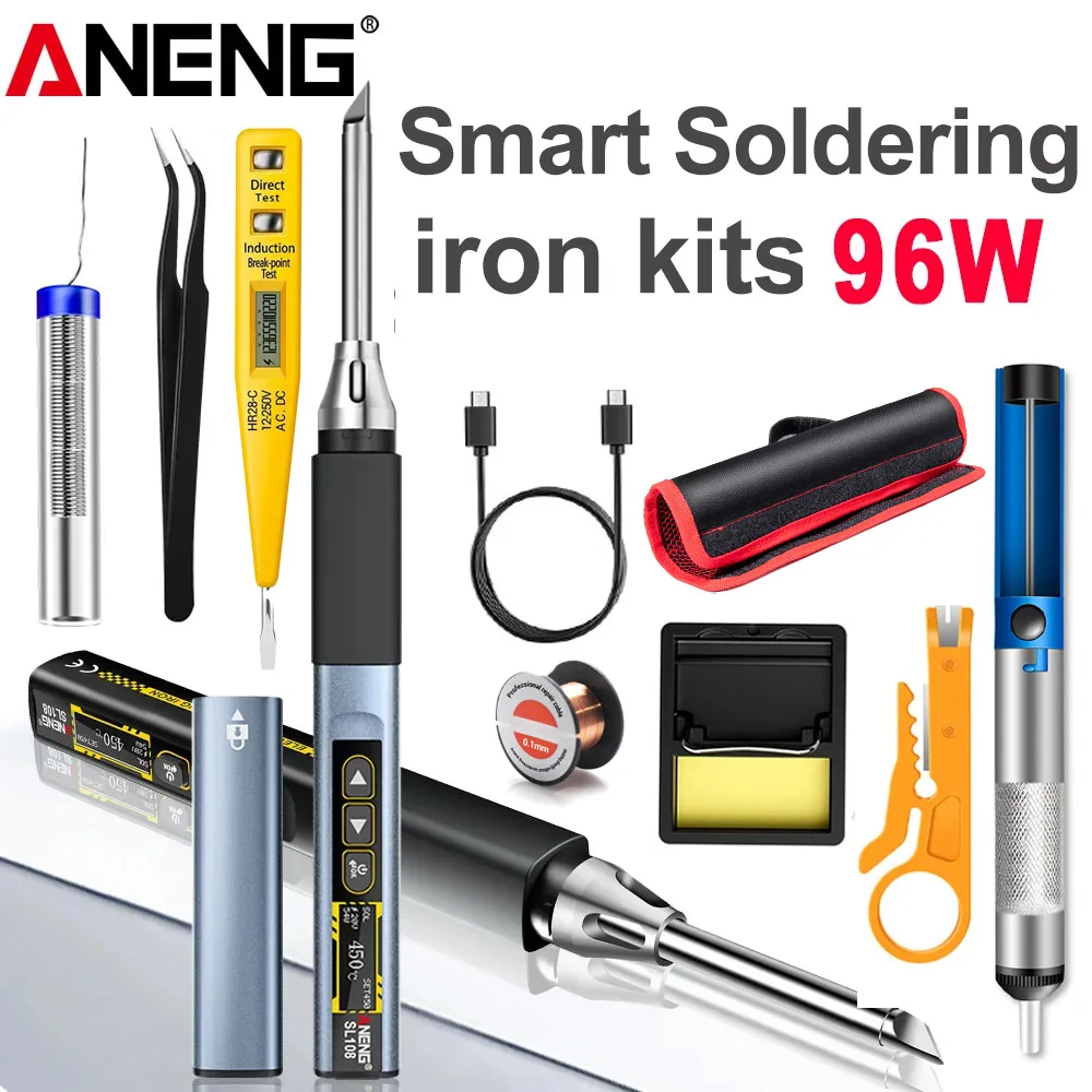 Tools Qc - Elektrische Soldeerbout Set 96W ANENG SL108