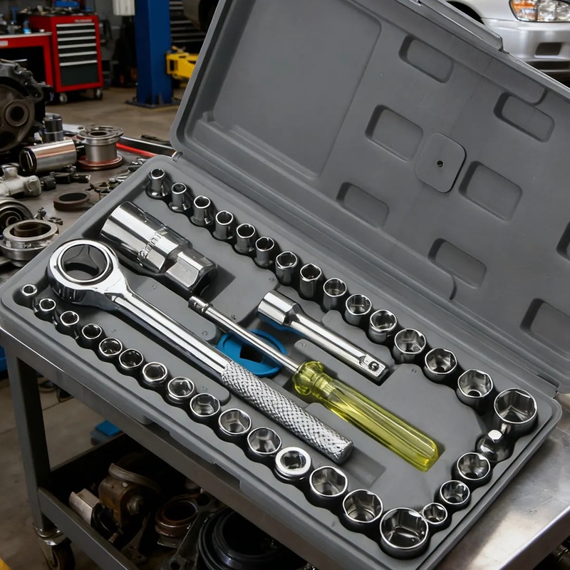 Workshop Tools Kit - Multifunctionele autosleutelset, demontage- en reparatieset voor