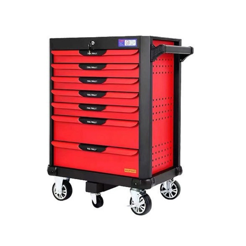 Workshop Tools Cabinet - Werkplaatswagen met gereedschapskast, handduwbaar, multifunctioneel, mobiel,