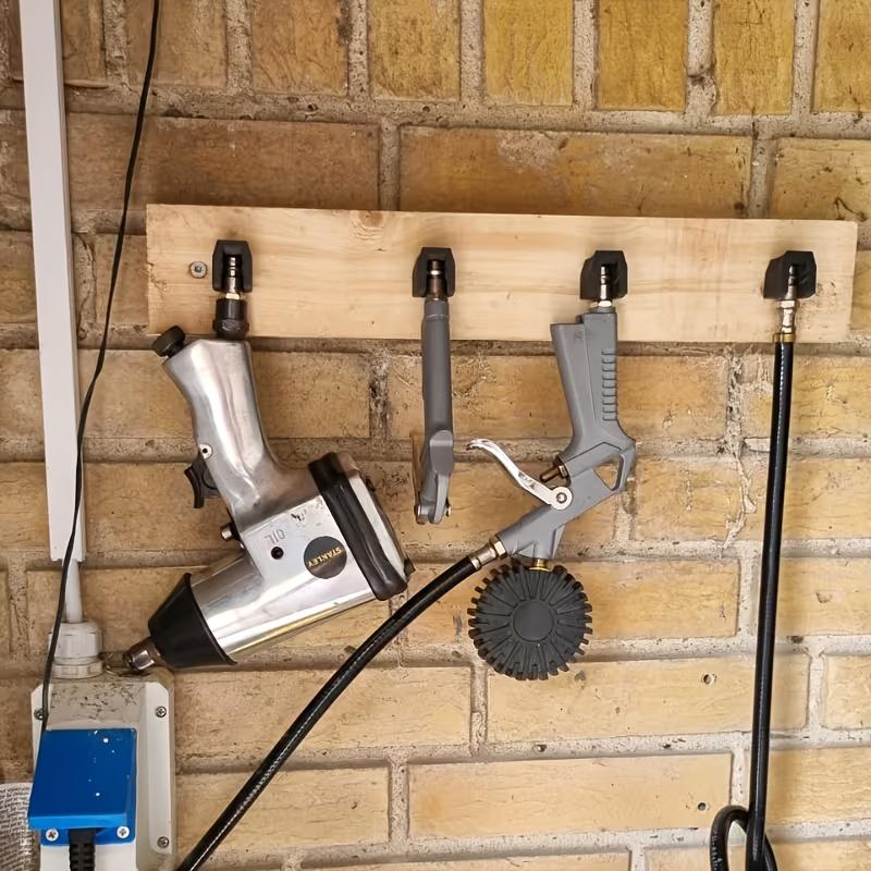 Workshop Tools Kit - 4-delige pneumatische luchtgereedschap wandmontage houderset 3D