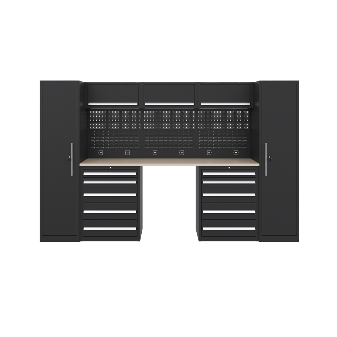 Workshop Tools Cabinet - Modulair gereedschapsopslagsysteem, industriële kwaliteit, complete werkplaatsopslag