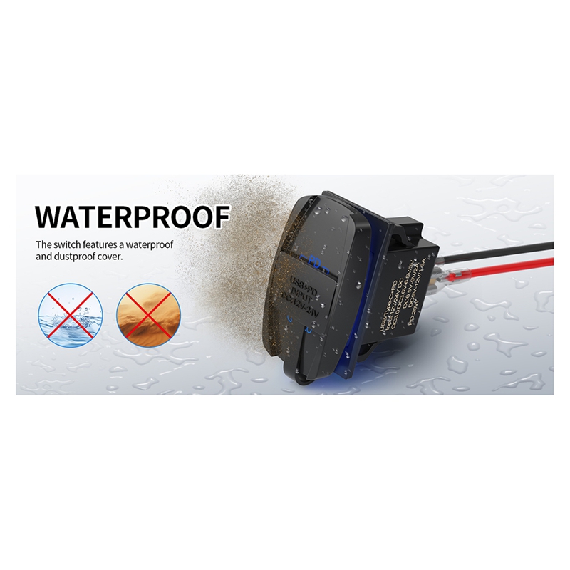 USB-tuimelschakelaar 12V water - Tools Qc recensie en prijs