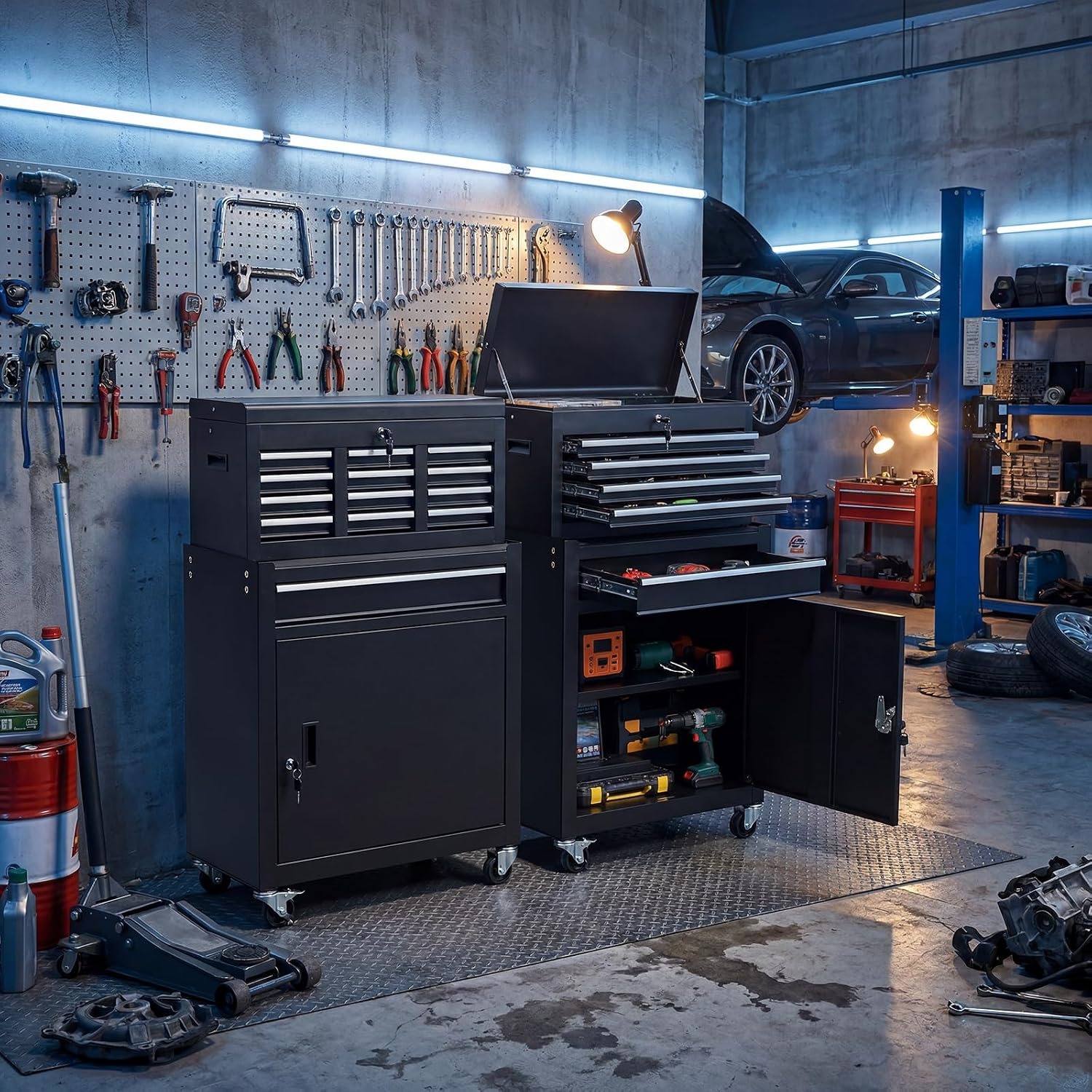 5-laden rolbare gereedschapska - Tools Mechanical Workshop recensie en prijs