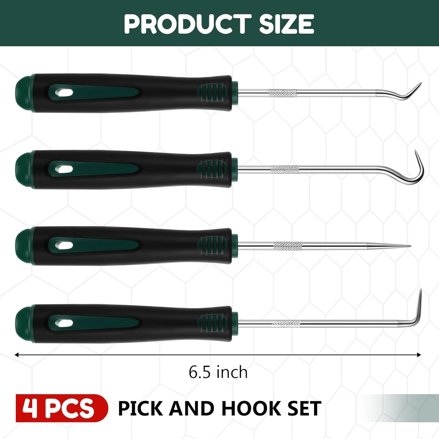 4-delige pick- en haakset Prec - Workshop Tools Kit recensie en prijs